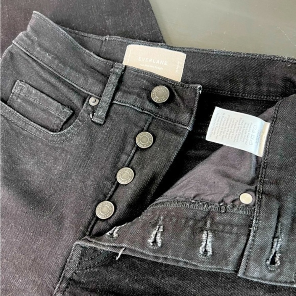 Everlane High Rise Slim Straight, size 25 - Picture 1 of 6